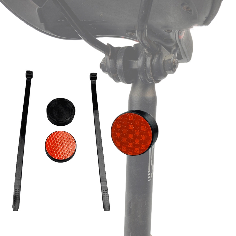 Mountain Bike Reflector Anti-theft Tracking Locator Hidden Bracket For AirTag(Red) Mountain Bike Reflector Anti-theft Tracking Locator Hidden Bracket For AirTag(Red)