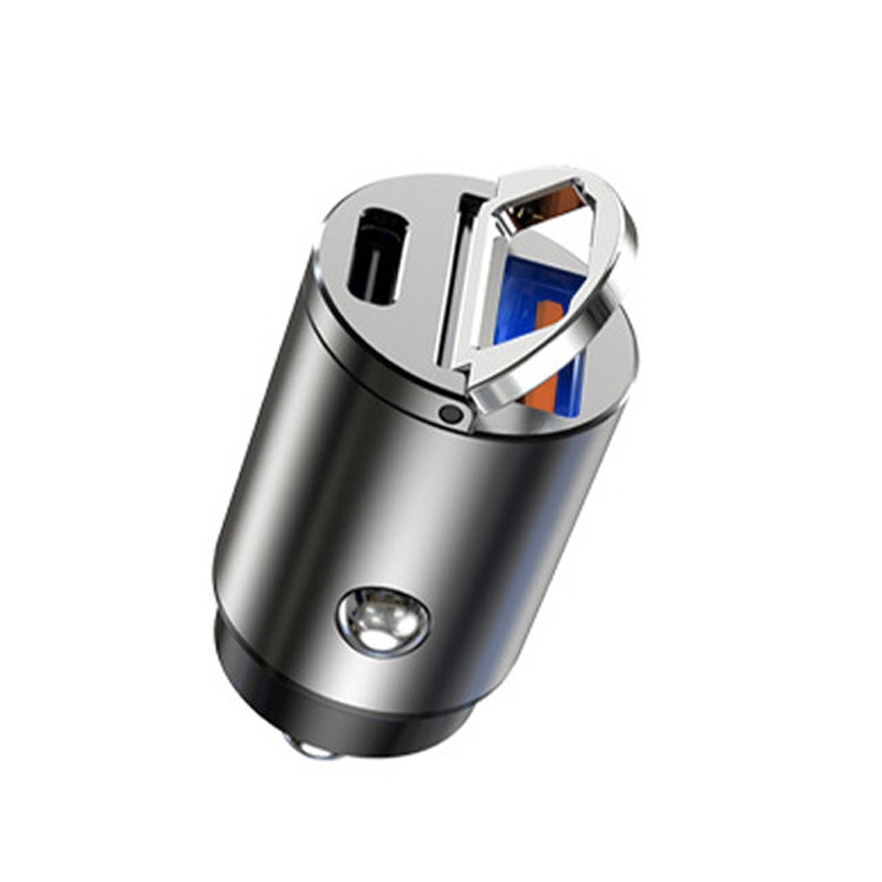 Car Fast Charge One Drag Two Cigarette Conversion Plugs, Model: PD+QC(Tarnish) Car Fast Charge One Drag Two Cigarette Conversion Plugs, Model: PD+QC(Tarnish)