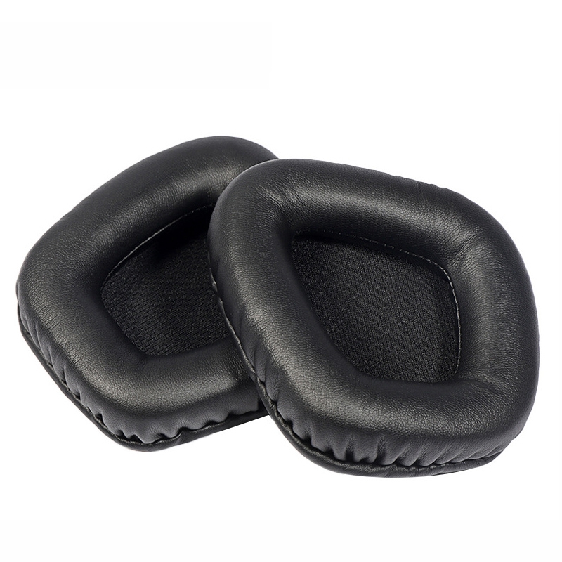 2 PCS Replacement Earpads for Corsair Void Pro Elite,Style: Black Protein Leather 2 PCS Replacement Earpads for Corsair Void Pro Elite,Style: Black Protein Leather