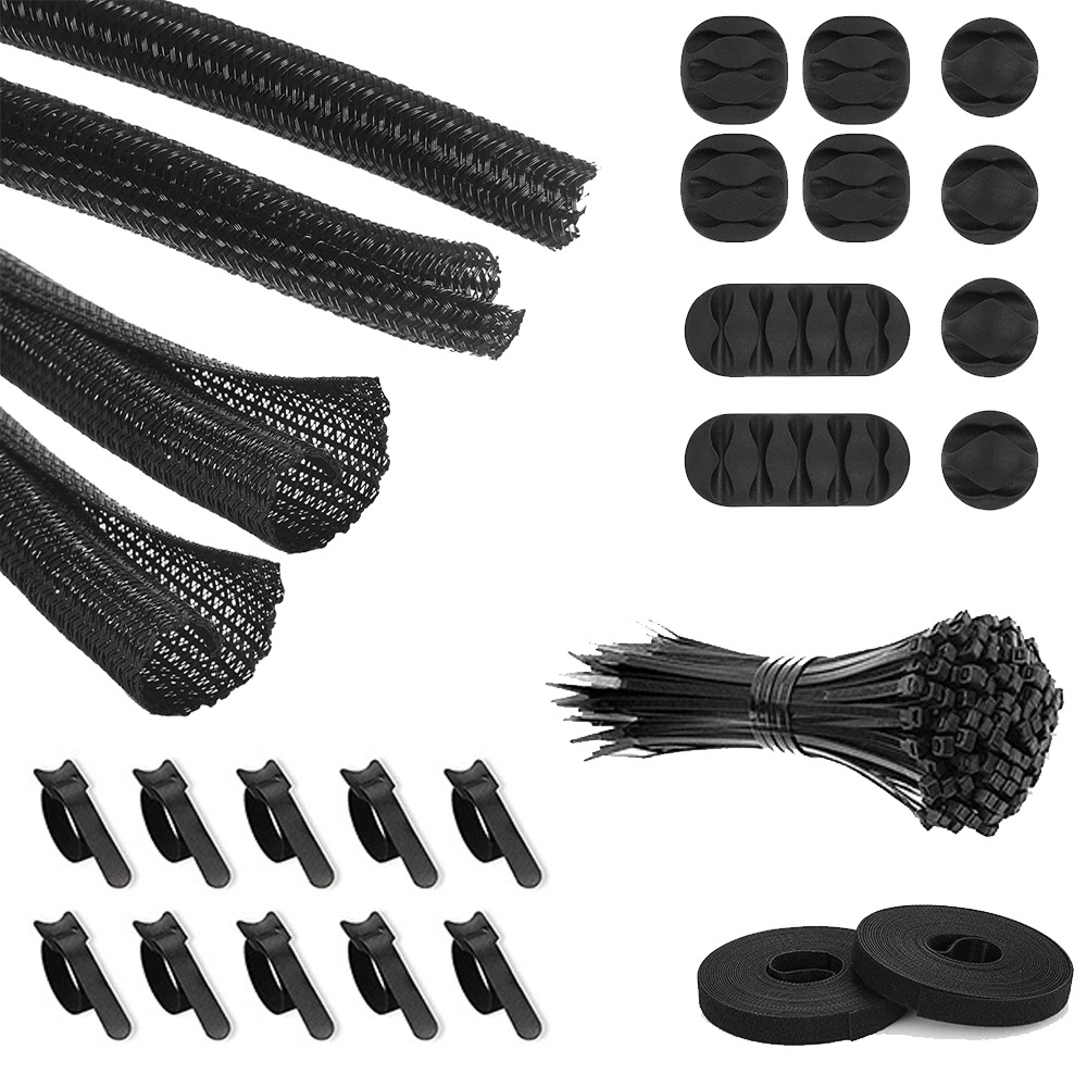 Network Pipe:126 In 1 Desktop Data Cable Organizer Storage Winder Combination Set Network Pipe:126 In 1 Desktop Data Cable Organizer Storage Winder Combination Set