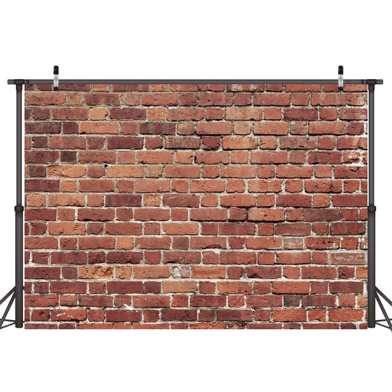 2.1m X 1.5m Retro Red Brick Wall Photo Background Party Photography Background Cloth