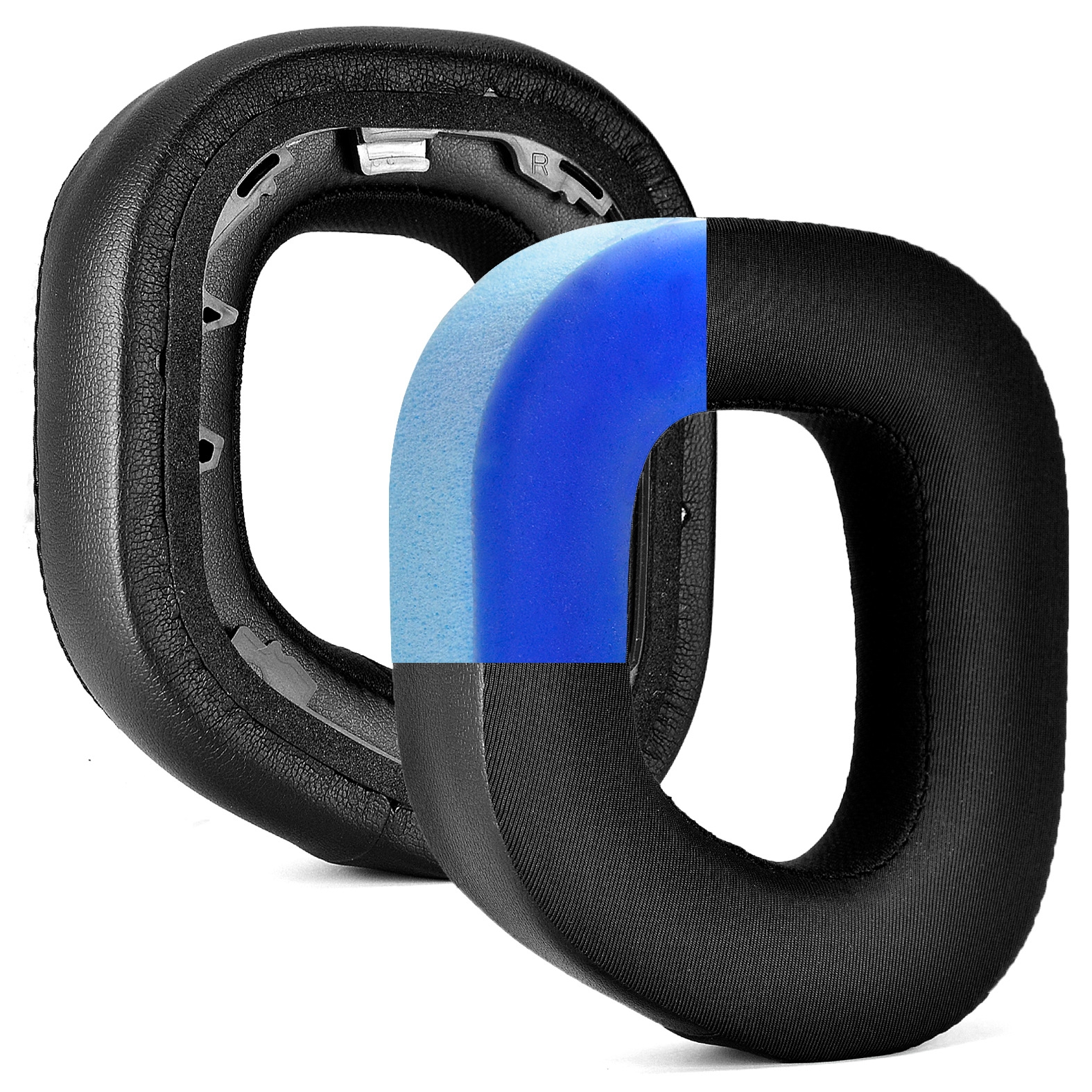 2pcs Thick Earmuffs For CORSAIR HS80 RGB Headphones, Color: Ice Feel 2pcs Thick Earmuffs For CORSAIR HS80 RGB Headphones, Color: Ice Feel