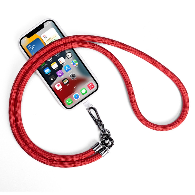 Mobile Phone Mountaineering Rope Lanyard Can Be Hung Neck Or Crossbody( Red) Mobile Phone Mountaineering Rope Lanyard Can Be Hung Neck Or Crossbody( Red)