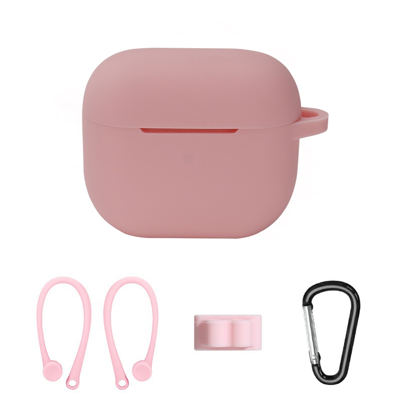 Bluetooth Earphone Silicone Cover Set For AirPods 3, Color: Ear Hanging Set Pink