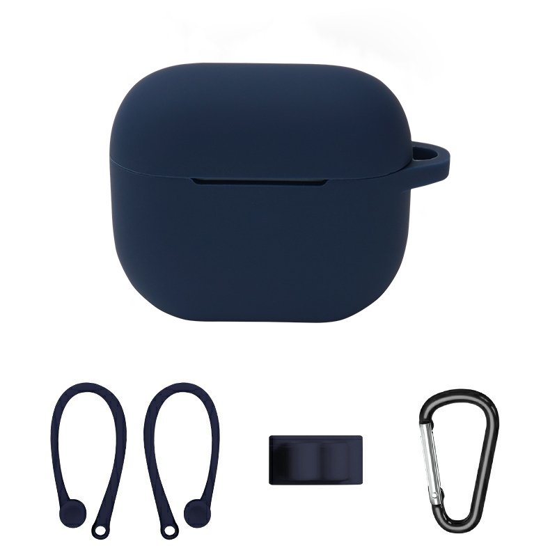 Bluetooth Earphone Silicone Cover Set For AirPods 3, Color: Ear Hanging Set Noon Blue Bluetooth Earphone Silicone Cover Set For AirPods 3, Color: Ear Hanging Set Noon Blue