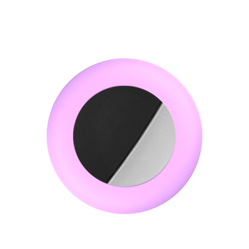 Pet Locator Tracker Silicone Cover For AirTag, Size: M (Light Purple) Pet Locator Tracker Silicone Cover For AirTag, Size: M (Light Purple)