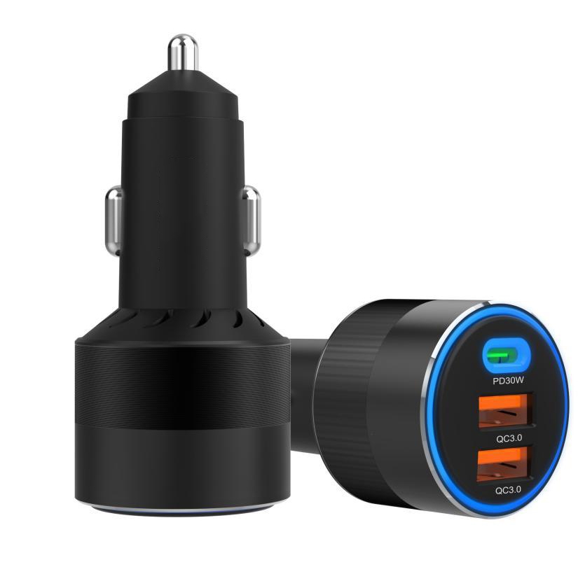 IBD353 Multifunctional Flame Retardant Car Phone Charger, Model: 2UC 66W IBD353 Multifunctional Flame Retardant Car Phone Charger, Model: 2UC 66W