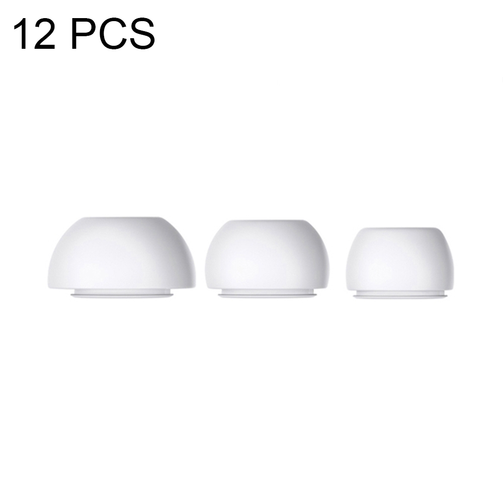 4 Sets / 12pcs In-Ear Headphones Silicone Earphone Earbud Case For AirPods Pro(White) 4 Sets / 12pcs In-Ear Headphones Silicone Earphone Earbud Case For AirPods Pro(White)