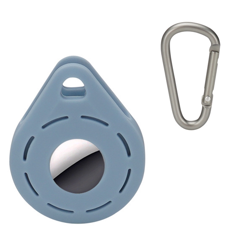 Location Tracker Anti-Lost Silicone Protective Cover For AirTag, Color: Denim Blue Location Tracker Anti-Lost Silicone Protective Cover For AirTag, Color: Denim Blue
