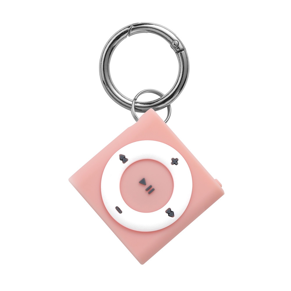 MP3 Shape Protective Case For Airtag Locator Tracker Anti-lost Protective Case(Pink) MP3 Shape Protective Case For Airtag Locator Tracker Anti-lost Protective Case(Pink)