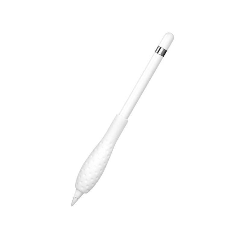 Tablet Stylus Pencil Silicone Case For Apple Pencil 1/2 Gen(White) Tablet Stylus Pencil Silicone Case For Apple Pencil 1/2 Gen(White)