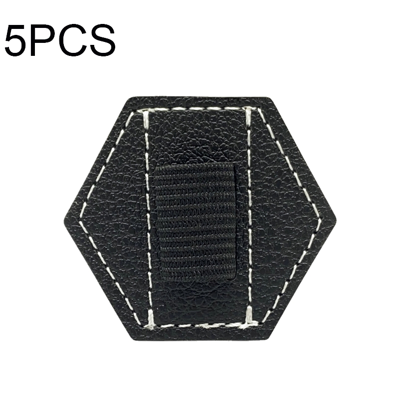 5 PCS Capacitive Pen Bag Self Adhesive Pen Holder PU Pen Clip,Style: Hexagonal Black 5 PCS Capacitive Pen Bag Self Adhesive Pen Holder PU Pen Clip,Style: Hexagonal Black