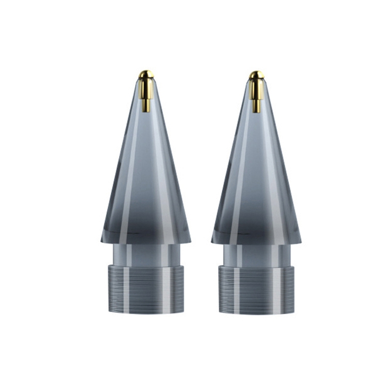 For Apple Pencil 1/2 2pcs Stylus Transparent Replacement Needle Nib, Spec: Round (Gray) For Apple Pencil 1/2 2pcs Stylus Transparent Replacement Needle Nib, Spec: Round (Gray)