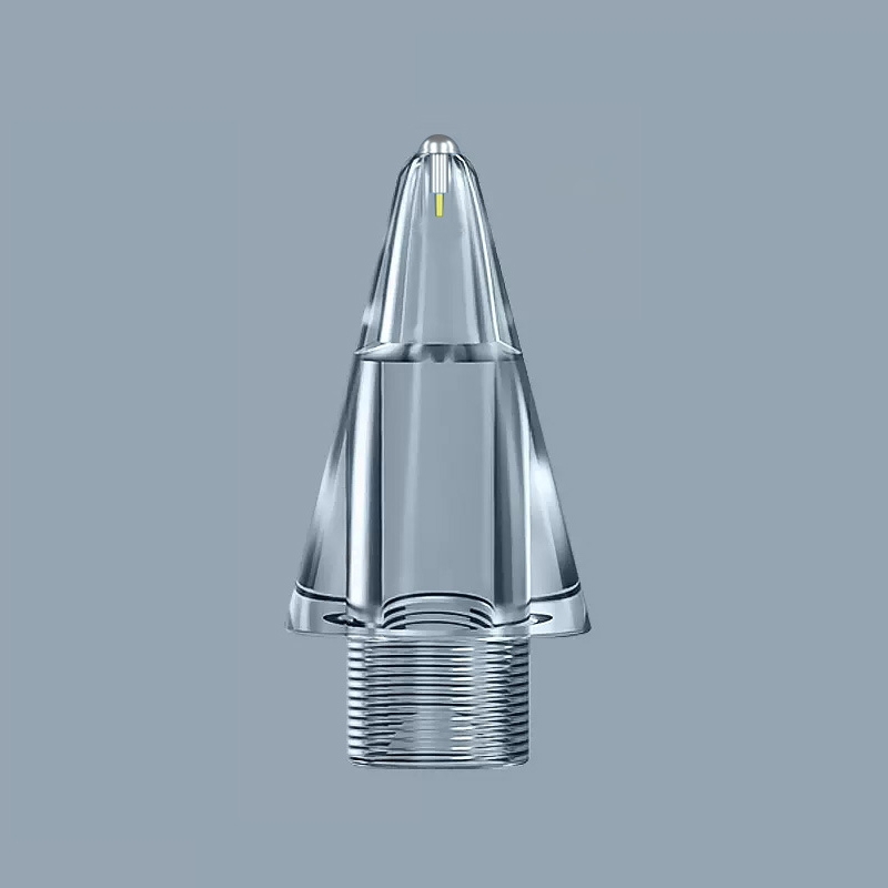 For Apple Pencil 1/2 Transparent Replacement Pen Tip Transform Nib,Style: 6.0 Silver Needle