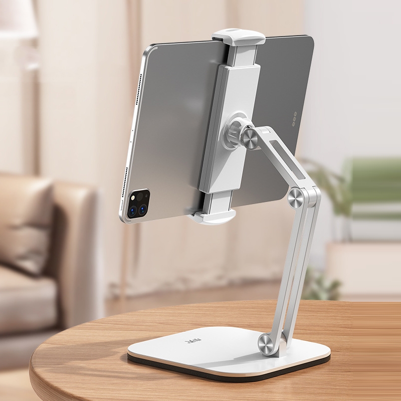 SSKY X27 Tablet Computer Desktop Mobile Phone Adjustable Support Frame, Style: Double Arms (White) SSKY X27 Tablet Computer Desktop Mobile Phone Adjustable Support Frame, Style: Double Arms (White)