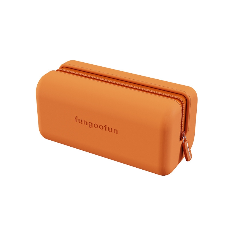 Fungoofun Candy Color EVA Travel Digital Storage Bag Cosmetic Bag, Color: Brick Orange Fungoofun Candy Color EVA Travel Digital Storage Bag Cosmetic Bag, Color: Brick Orange