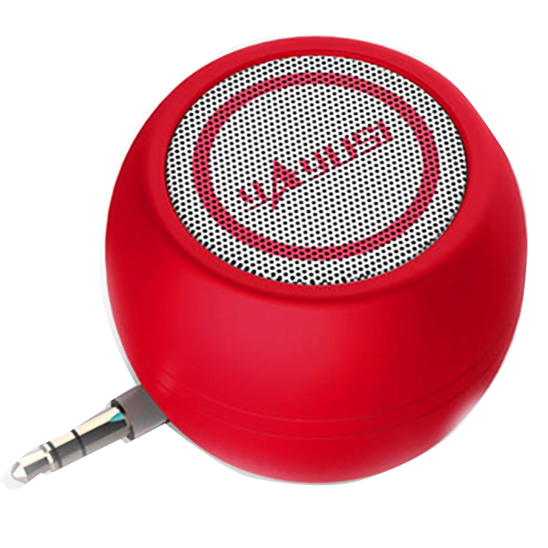 Yayusi A5 Mobile Phone Computer Plug In Audio Mini External Speaker, Color: Vitality Red Yayusi A5 Mobile Phone Computer Plug In Audio Mini External Speaker, Color: Vitality Red