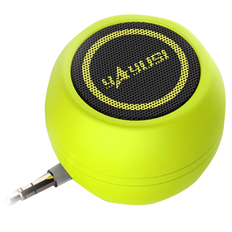 Yayusi A5 Mobile Phone Computer Plug In Audio Mini External Speaker, Color: Fresh Green