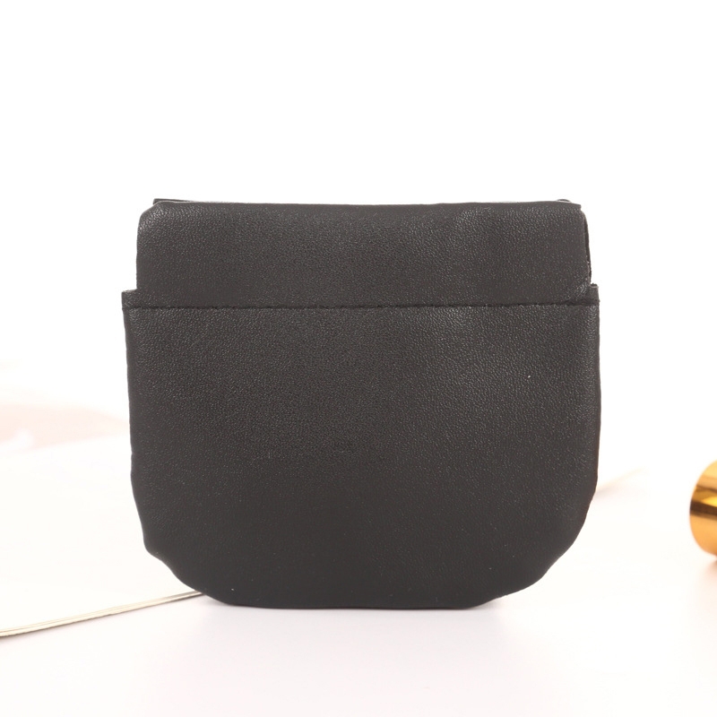 Portable Lipstick PU Case Mini Coin Cases Headphones Bag(Black) Portable Lipstick PU Case Mini Coin Cases Headphones Bag(Black)