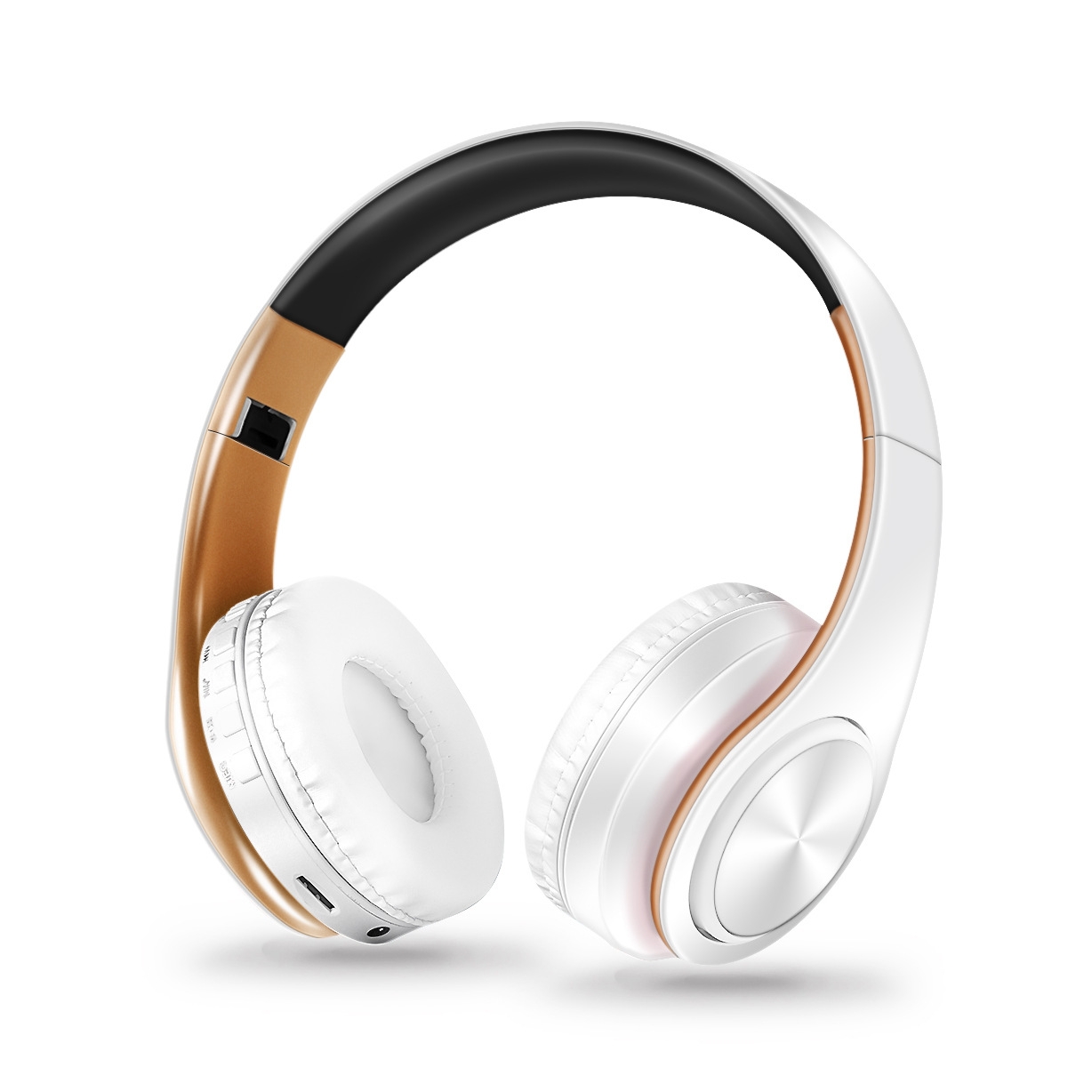 LPT660 Bluetooth Wireless Headset HIFI Stereo Sports Headphones(White+Gold) LPT660 Bluetooth Wireless Headset HIFI Stereo Sports Headphones(White+Gold)