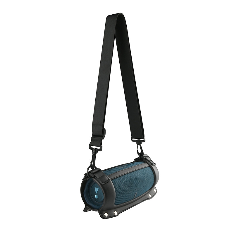 For JBL Charge5 PU Crossbody Shoulder Strap EVA Speaker Protection Case(Black) For JBL Charge5 PU Crossbody Shoulder Strap EVA Speaker Protection Case(Black)