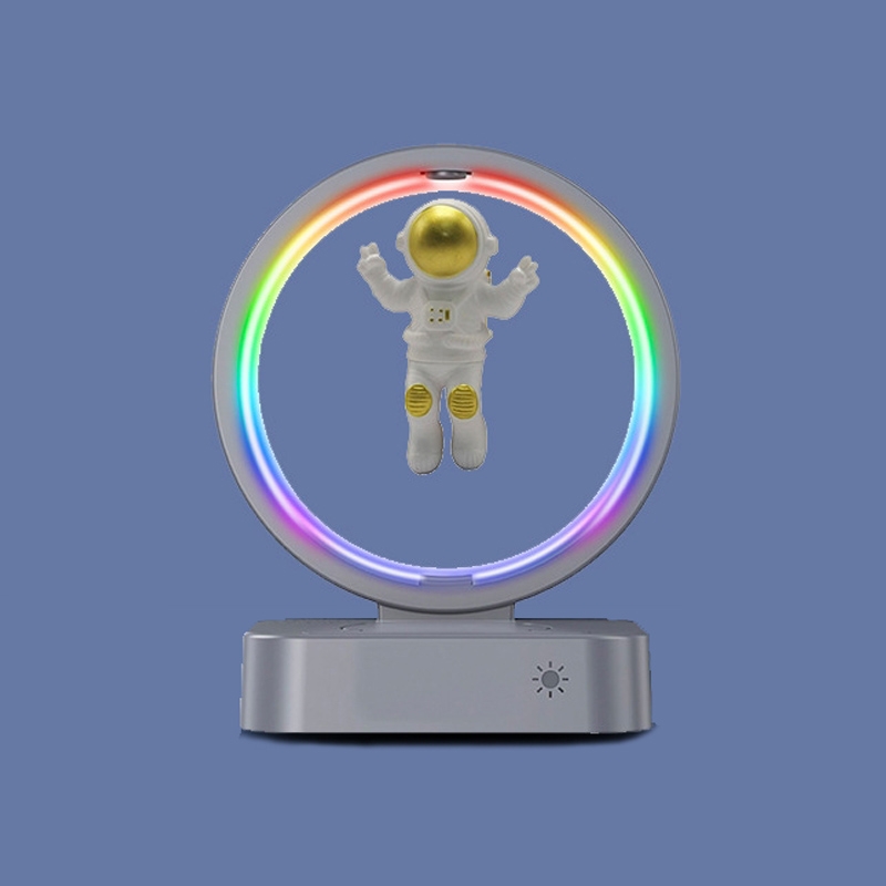 Y-558 Magnetic Levitation Astronaut TWS Bluetooth Speaker With RGB Light,Style: Golden Basic Y-558 Magnetic Levitation Astronaut TWS Bluetooth Speaker With RGB Light,Style: Golden Basic