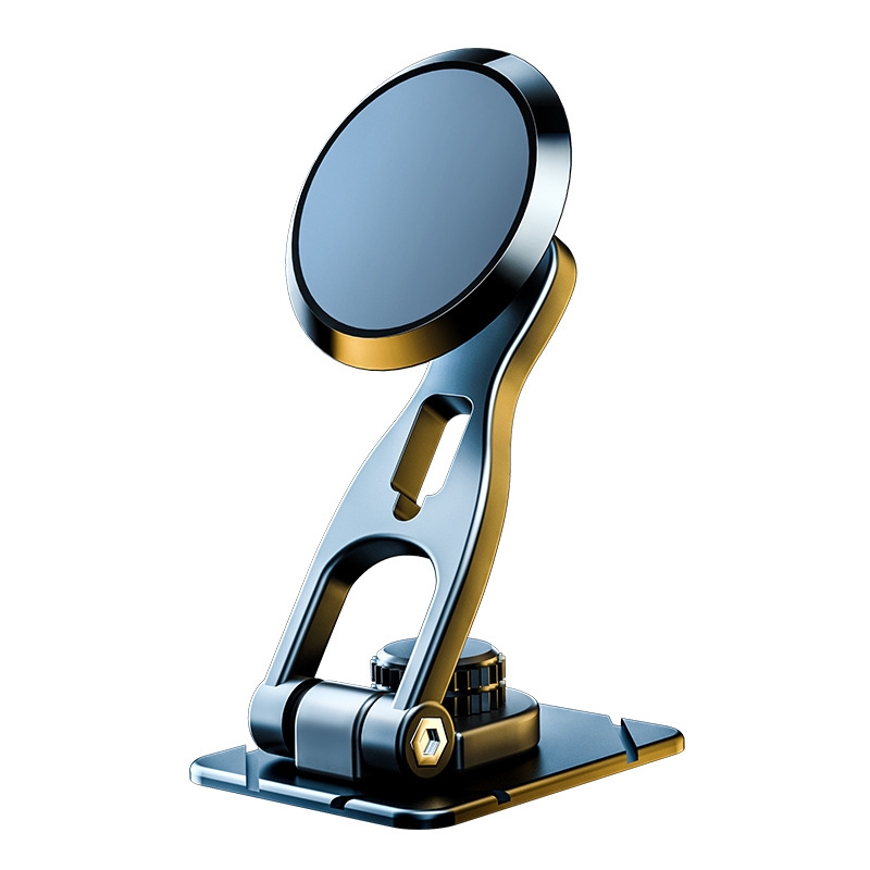 D29 Metal Car Phone Holder Floating Screen Folding Magnetic Phone Holder(Black) D29 Metal Car Phone Holder Floating Screen Folding Magnetic Phone Holder(Black)