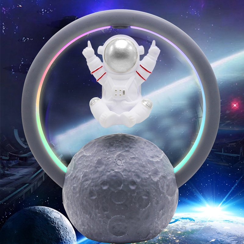 Y-598 Suspended Astronaut Bluetooth Speaker RGB Light Subwoofer Ornament,Spec: 598A Silver Y-598 Suspended Astronaut Bluetooth Speaker RGB Light Subwoofer Ornament,Spec: 598A Silver