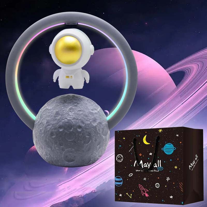 Y-598 Suspended Astronaut Bluetooth Speaker RGB Light Subwoofer Ornament,Spec: 598B Golden+Gift Bag Y-598 Suspended Astronaut Bluetooth Speaker RGB Light Subwoofer Ornament,Spec: 598B Golden+Gift Bag