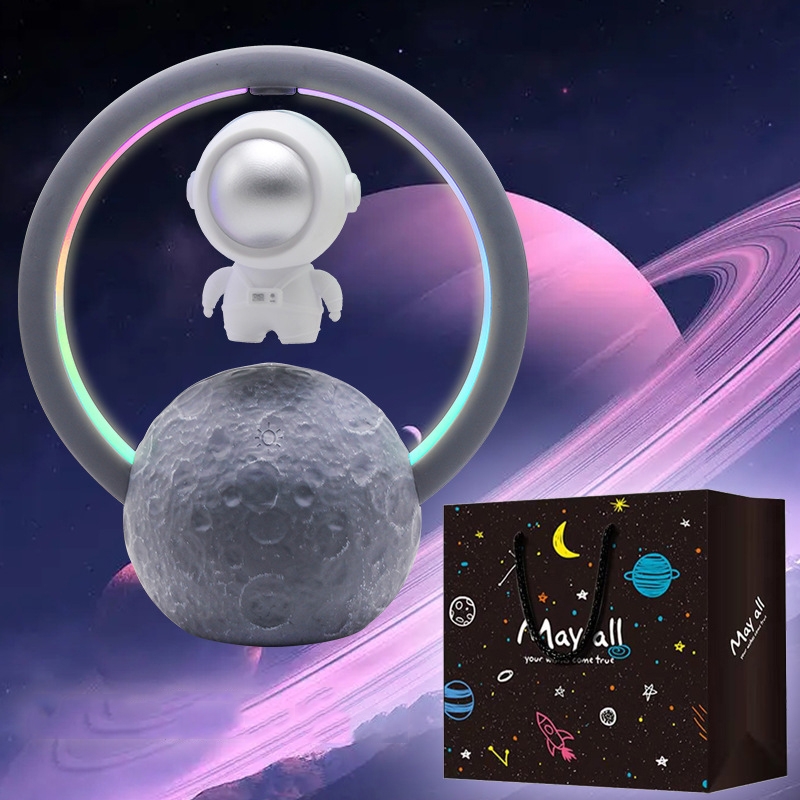 Y-598 Suspended Astronaut Bluetooth Speaker RGB Light Subwoofer Ornament,Spec: 598B Silver+Gift Bag Y-598 Suspended Astronaut Bluetooth Speaker RGB Light Subwoofer Ornament,Spec: 598B Silver+Gift Bag