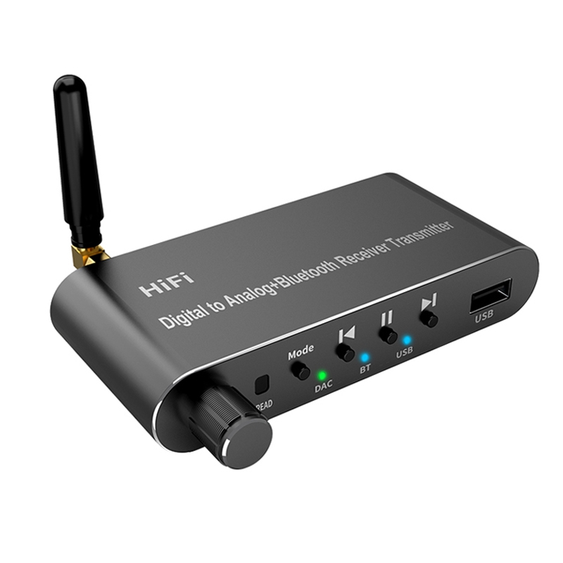 A05 Bluetooth 5.1 Optical Fiber Coaxial USB Receiver Transmitter With Remote Control A05 Bluetooth 5.1 Optical Fiber Coaxial USB Receiver Transmitter With Remote Control