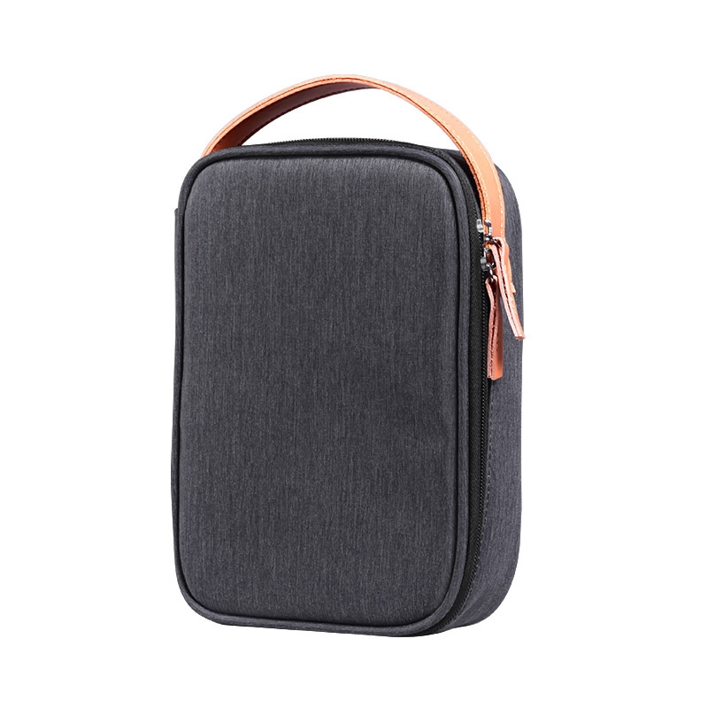 Power Data Cable Storage Bag Digital Mobile Hard Disk Protective Cover , Size: Large (Gray) Power Data Cable Storage Bag Digital Mobile Hard Disk Protective Cover , Size: Large (Gray)
