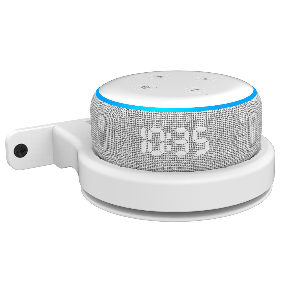 For Amazon Echo Dot 3/4 AhaStyle DD96 Stand Wall Storage Stand(White) For Amazon Echo Dot 3/4 AhaStyle DD96 Stand Wall Storage Stand(White)