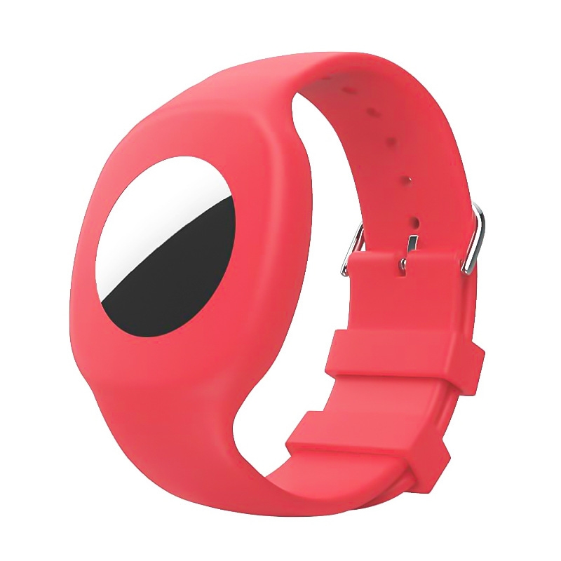 For Airtag Silicone Children Watch Band Protective Case(Watermelon Red) For Airtag Silicone Children Watch Band Protective Case(Watermelon Red)