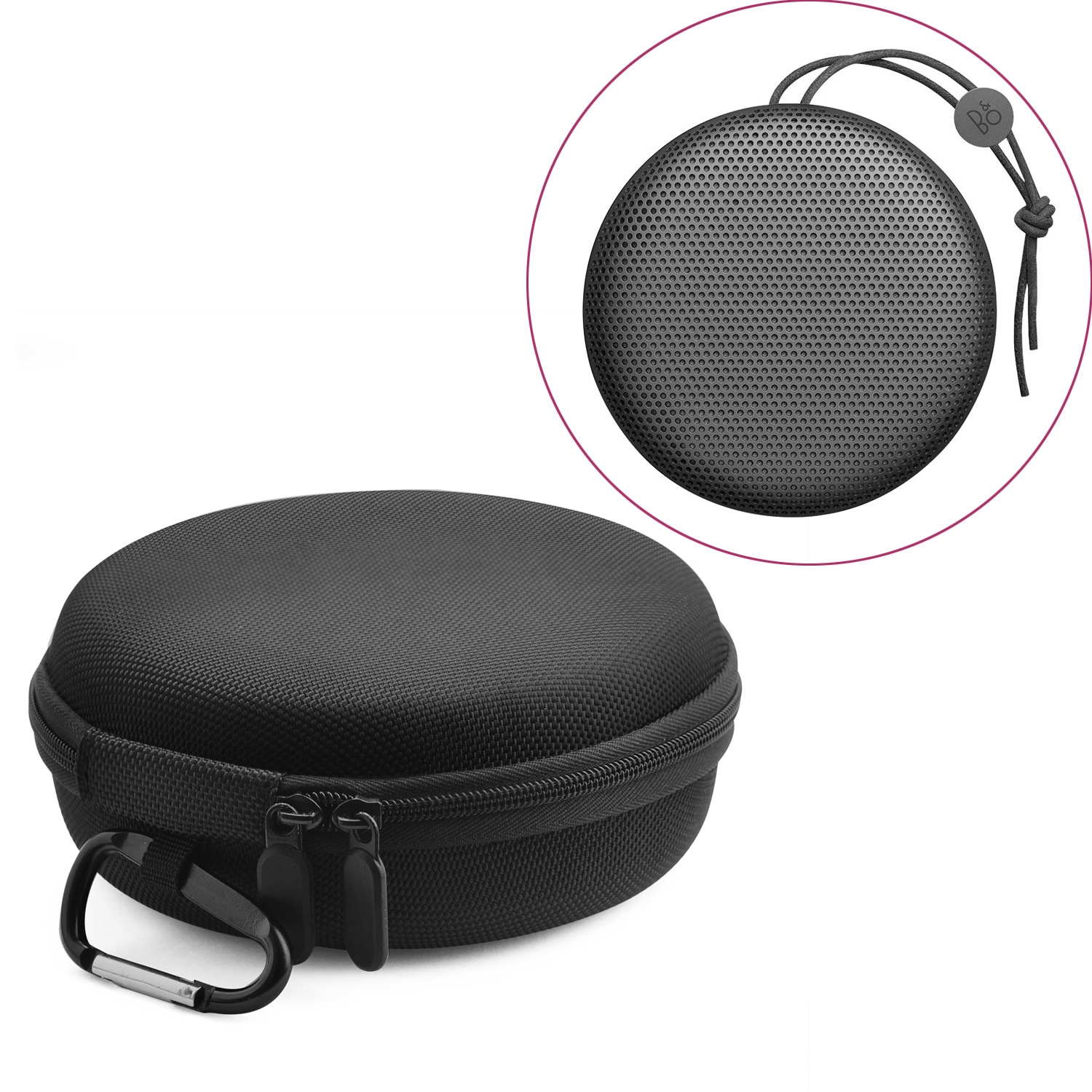 For B&O Beoplay A1 Portable Wear-resistant Shockproof Speaker Storage Bag(Black) For B&O Beoplay A1 Portable Wear-resistant Shockproof Speaker Storage Bag(Black)