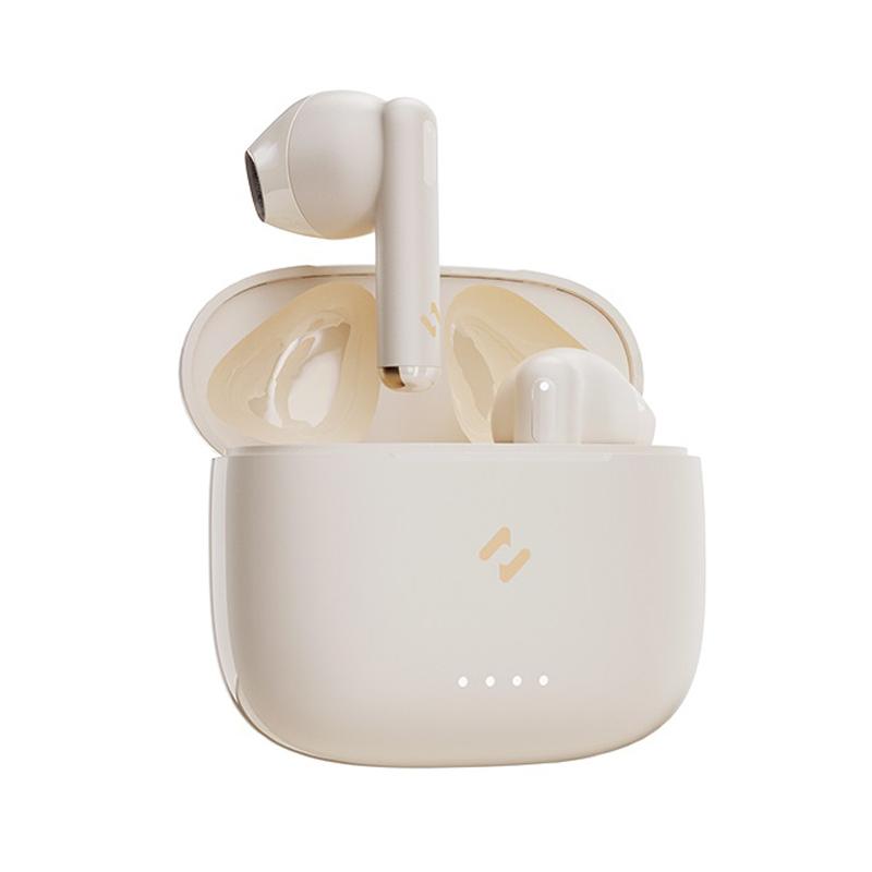 Havit ENC TWS Super Long Battery Life ENC Noise Reduction Wireless Bluetooth Earphones, Style: S3 Pro (Gold White) Havit ENC TWS Super Long Battery Life ENC Noise Reduction Wireless Bluetooth Earphones, Style: S3 Pro (Gold White)