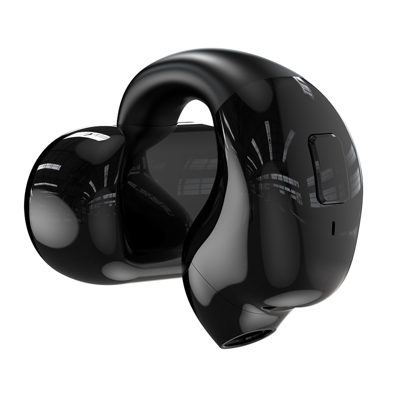 Clip-On Single Ear Bluetooth Earphone Wireless Earphone For Sports And Gaming, Packing: Box(Black) Clip-On Single Ear Bluetooth Earphone Wireless Earphone For Sports And Gaming, Packing: Box(Black)
