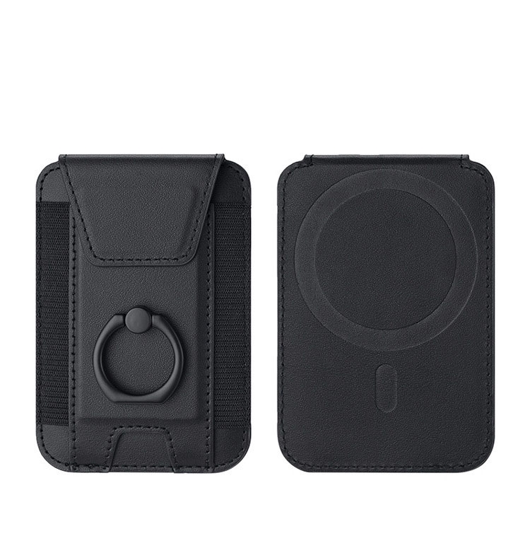 Magsafe Card Holder with Ring Elastic Wallet For iPhone 15/14/13/12 Series(Black) Magsafe Card Holder with Ring Elastic Wallet For iPhone 15/14/13/12 Series(Black)