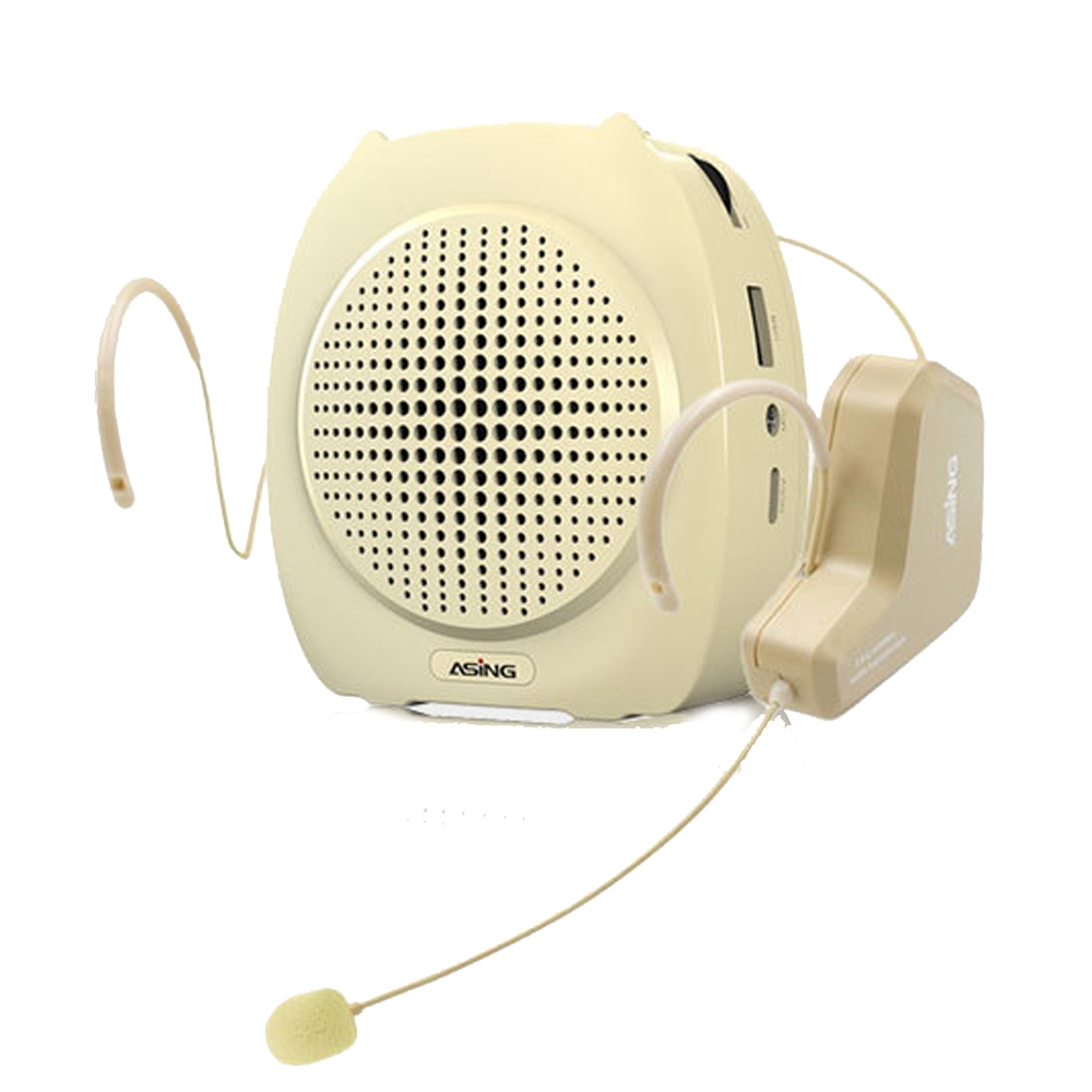 ASiNG S16 2.4G Wireless Voice Amplifier with Headset Microphone for Teachers Tour Guides Without Strap Chain ASiNG S16 2.4G Wireless Voice Amplifier with Headset Microphone for Teachers Tour Guides Without Strap Chain