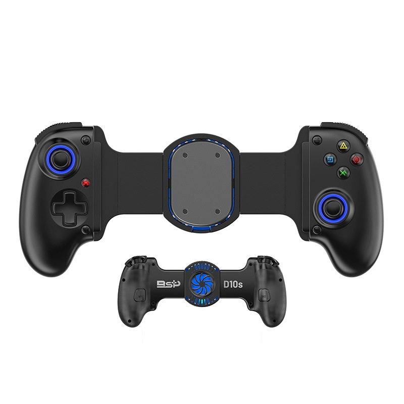 BSP-D10S Wireless Stretch Game Controller With Heat Dissipation Fan for Switch / Android / IOS / PC / PS3 / PS4(Black) BSP-D10S Wireless Stretch Game Controller With Heat Dissipation Fan for Switch / Android / IOS / PC / PS3 / PS4(Black)
