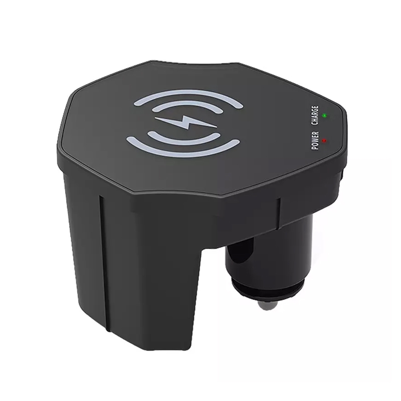 For Audi A6L 15W Car Cigarette Lighter Magnetic Wireless Charger, For Left And Right Driving For Audi A6L 15W Car Cigarette Lighter Magnetic Wireless Charger, For Left And Right Driving