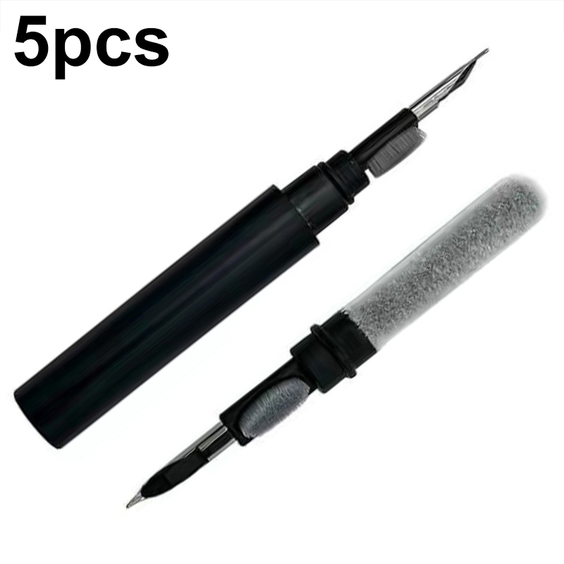 5pcs SM-116 3-in-1 Multifunctional Bluetooth Earphone Cleaning Pen Keyboard Cleaning Brush Set(Black) 5pcs SM-116 3-in-1 Multifunctional Bluetooth Earphone Cleaning Pen Keyboard Cleaning Brush Set(Black)