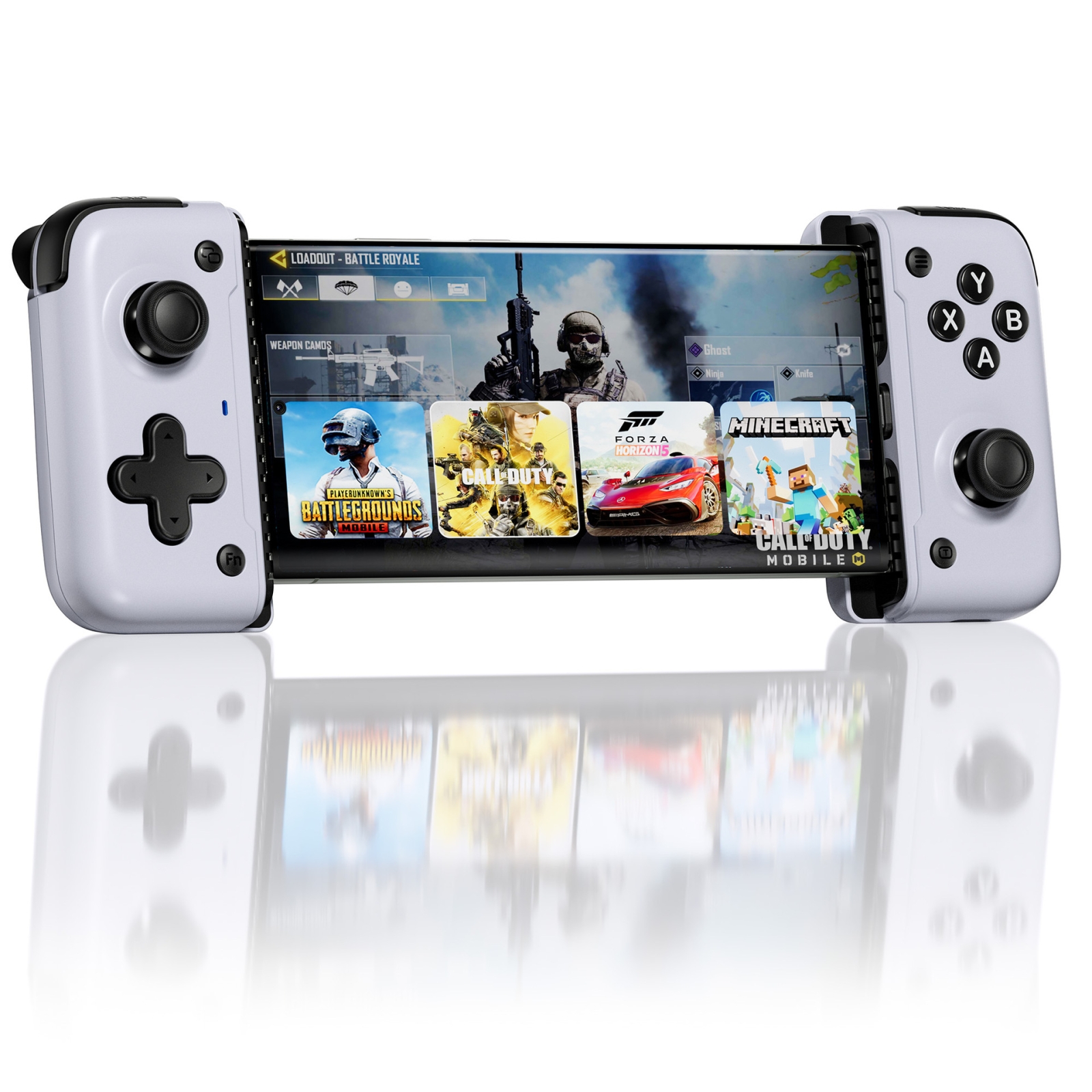 EasySMX M05 Mobile Gaming Controller For Type-C Mobile Phones And IPhone 15 Series With Hall Trigger(Black White) EasySMX M05 Mobile Gaming Controller For Type-C Mobile Phones And IPhone 15 Series With Hall Trigger(Black White)