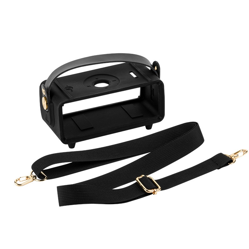 For Marshall Emberton II Speaker Silicone Protective Cover with Shoulder Strap Carrying Case(Black) For Marshall Emberton II Speaker Silicone Protective Cover with Shoulder Strap Carrying Case(Black)