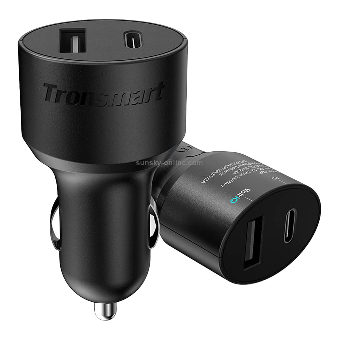 Tronsmart C2P 42W 3A Max USB Port USB-C / Type-C Car Charger for Google Nexus 6P / 5X, LeTV One Max / Pro(Black) Tronsmart C2P 42W 3A Max USB Port USB-C / Type-C Car Charger for Google Nexus 6P / 5X, LeTV One Max / Pro(Black)