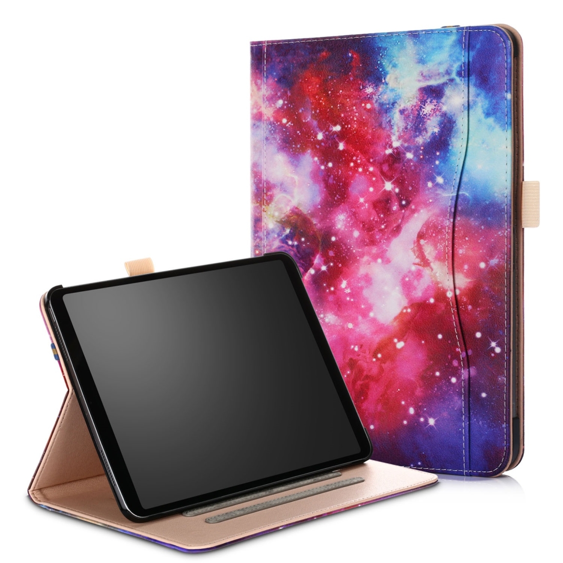 Galaxy Pattern Colored Painted Horizontal Flip PU Leather Case for iPad Pro 11 inch, with Holder & Sleep / Wake-up Function Galaxy Pattern Colored Painted Horizontal Flip PU Leather Case for iPad Pro 11 inch, with Holder & Sleep / Wake-up Function