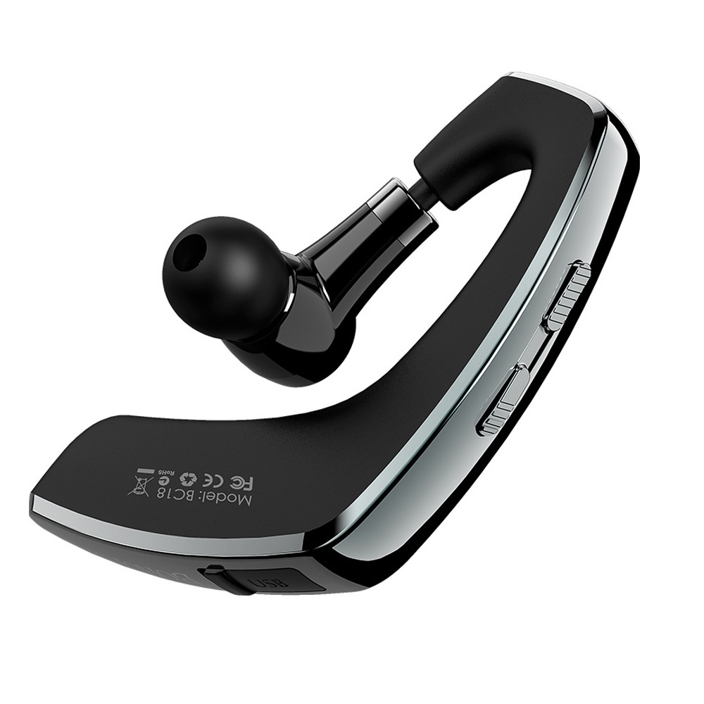 Borofone BC18 Maidong Business Fashion Hanging Ear Type Wireless Bluetooth Music Earphone (Black) Borofone BC18 Maidong Business Fashion Hanging Ear Type Wireless Bluetooth Music Earphone (Black)