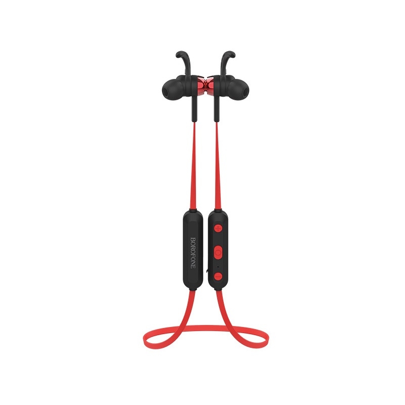 Borofone BE24 MaxRun Sports Wireless Bluetooth Headset In-ear Style Earphone (Red) Borofone BE24 MaxRun Sports Wireless Bluetooth Headset In-ear Style Earphone (Red)