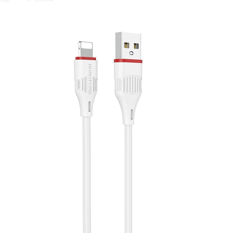 Borofone BX17 Enjoy 2A 8 Pin to USB Fast Charging Cable (White) Borofone BX17 Enjoy 2A 8 Pin to USB Fast Charging Cable (White)