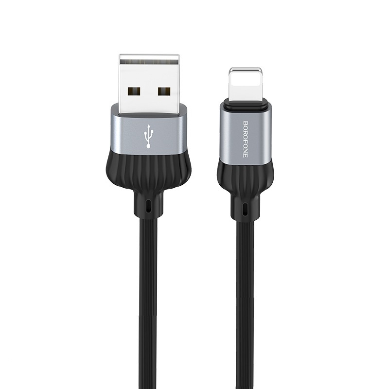 Borofone BX28 8 Pin to USB Dagnity Charging Data Cable for iPhone X, iPhone 8 & 8 Plus, iPhone 7 & 7 Plus, iPhone 6 & 6s, iPhone 6 Plus & 6s Plus (Black) Borofone BX28 8 Pin to USB Dagnity Charging Data Cable for iPhone X, iPhone 8 & 8 Plus, iPhone 7 & 7 Plus, iPhone 6 & 6s, iPhone 6 Plus & 6s Plus (Black)